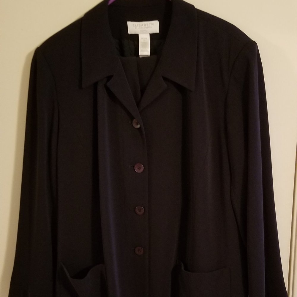 Navy Dress Suit (Jacket and Knee Length Skirt) Elisabeth by Liz Clairborne